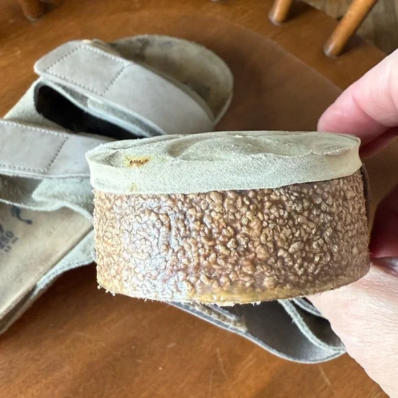 💥CLOSET CLEAROUT💥Birkenstock Uji Suede Nubuck Sandals - Beige - Picture 7 of 7